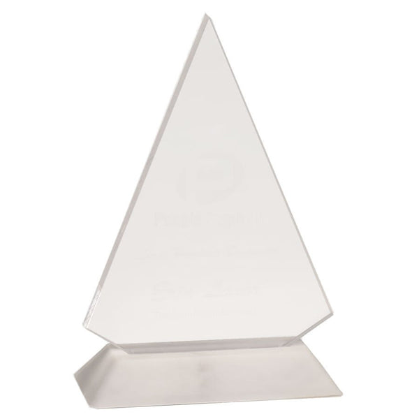 5" x 7" Clear Triangle Pop-In Acrylic (Base not included)